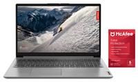 Lenovo IdeaPad 1 15.6in Ryzen 3 8GB 512GB Laptop Bundle