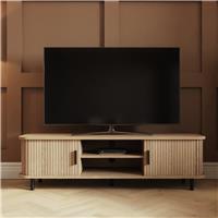 GFW Omai 2 Door TV Unit - Light Oak