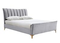 Birlea Clover Small Double Fabric Bed Frame - Grey