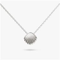 Revere Sterling Silver Scallop Shell Pendant Necklace
