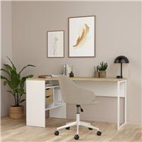 Furniture To Go Function Plus 2 Drawers Office Desk - White
