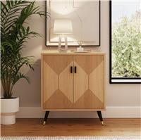 GFW Amara 2 Door Sideboard - Light Oak