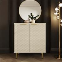 GFW Azariah 2 Door Sideboard - Ivory