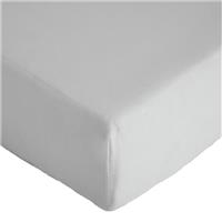 Argos Home Plain White Fitted Sheet - Single