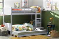 Habitat Detachable Bunk Bed Frame with Trundle - Grey
