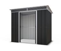Yardmaster Metal Toplight Pent Garden Shed - 8x5ft