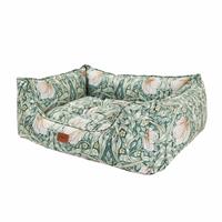 Morris & Co Pimpernel Print Square Bed - Large