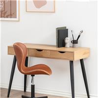 Furniture To Go Neptun 3 Drawer Office Desk - Natural