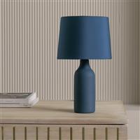 Argos Home Rica Ceramic Table Lamp - Ink Blue