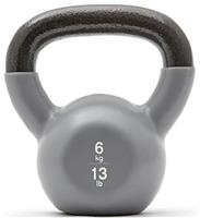 Reebok Cast Iron 6kg Kettlebell - Grey