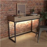 XR Living Denver 2 Drawer Dressing Table With App Controlled LED - Oak