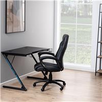 Furniture To Go Trooper Gaming Desk - Black