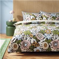 Habitat x Scion Kukkia Cotton Bedding Set - Double