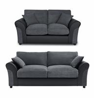 Argos Home Harry 2 Seater & 3 Seater Sofa - Charcoal