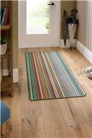 My Mat Candy Multi Green Stripe Runner - 67x150cm