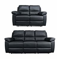 Argos Home Toby 2 Seater & 3 Seater Recliner Sofa - Black