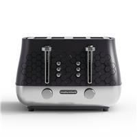 Morphy Richards 243020 Cassini 4 Slice Toaster - Black
