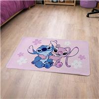 Disney Stitch Flowers Lilac Rug - 65x100cm