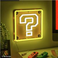 Super Mario Question Block Wall Mountable LED Neon Light