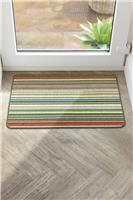 My Mat Candy Multi Green stripe Doormat - 50x75cm