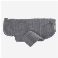 Lords & Labradors Bamboo Drying Coat Gun Metal - Medium