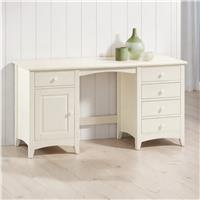 Julian Bowen Cameo 5 Drawer Dressing Table - Off White