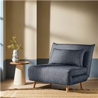 Habitat Pillow Single Fabric Chairbed - Blue