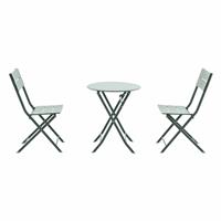 Pacific 2 Seater Rennes Outdoor Bistro Set - Moss Green