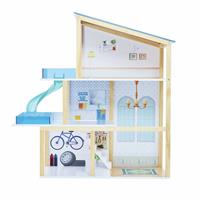 Chad Valley Wooden Open Doll House