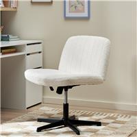 Argos Home Fabric Office Chair - White