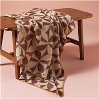 Habitat x Scion Attolo Throw - Brown - 150x125cm