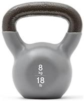 Reebok Cast Iron 8kg Kettlebell - Grey