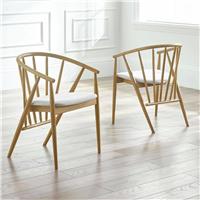 Julian Bowen Rory Dining Chair - White & Oak