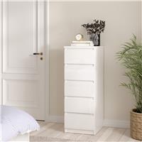 Furniture To Go Naia 5 Drawers Chest - White