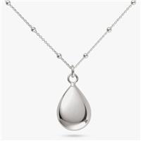 Revere Sterling Silver Large Tear Drop Pendant Necklace