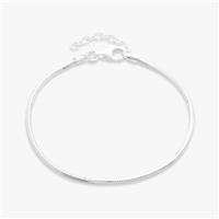 Revere Sterling Silver Diamond Cut Snake Chain Bracelet