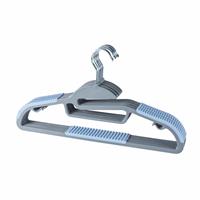 Beldray Pack of 8 Non-slip Hangers - Grey