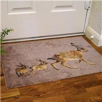 Bree Merryn Hare Line Brown Doormat - 50x75cm