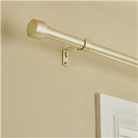Argos Home Extendable Metal Stud Gold Curtain Pole - 165 - 300cm