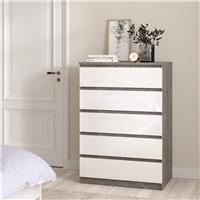Furniture To Go Naia 5 Drawers Chest - Grey