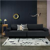 Habitat Julien Fabric 4 Seater Sofa - Charcoal