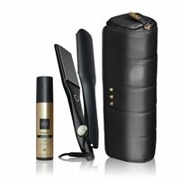 GHD Max Wide Plate Hair Straightener Bundle - Black