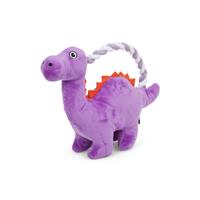 Petface Buddies Rope Handle Dinosaur Dog Toy