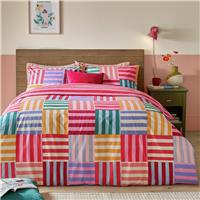 Furn Ana Stripe Bedding Set - Double
