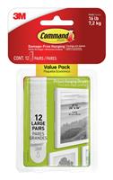 Command Large White Picture Hang Strips - 12 Pack