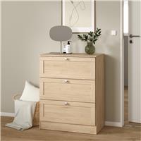 Furniture To Go Brande 3 Drawers Chest - Natural