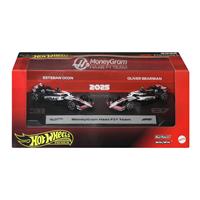 Hot Wheels Premium Money Gram Haas F1 Team 2-Pack
