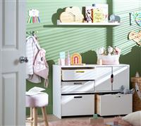 Habitat Kids Rico Double Storage Unit - White