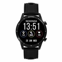 Sekonda Active Go Black Silicone Strap Smart Watch