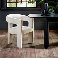 Julian Bowen Elara Fabric Dining Chair - Cream